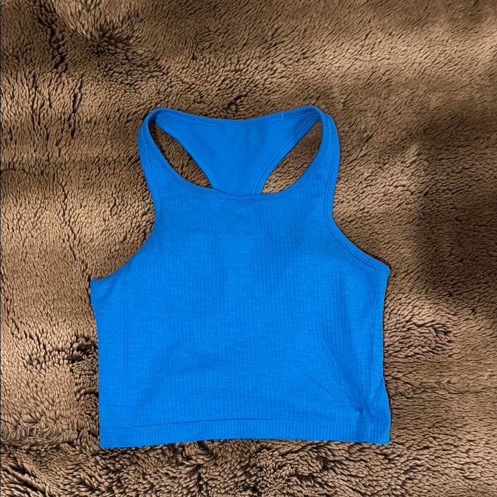 lululemon athletica Blue Tank Top